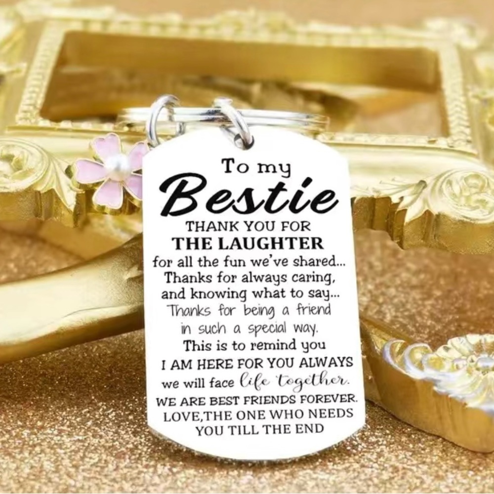 To My Bestie Keychain